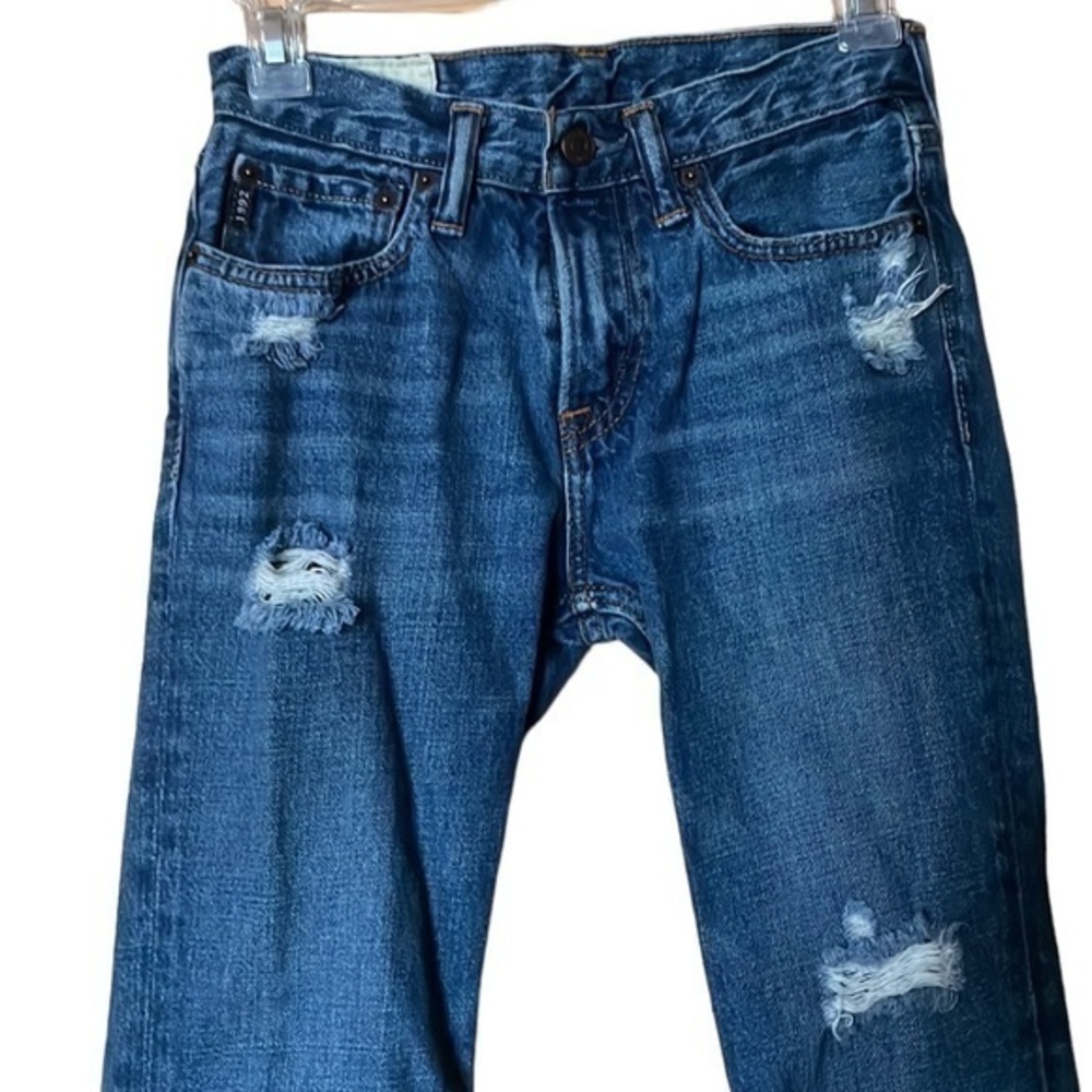 Abercrombie Kids Boy’s The A & F Skinny Jean Distressed Size‎ 14 slim - Picture 3 of 9